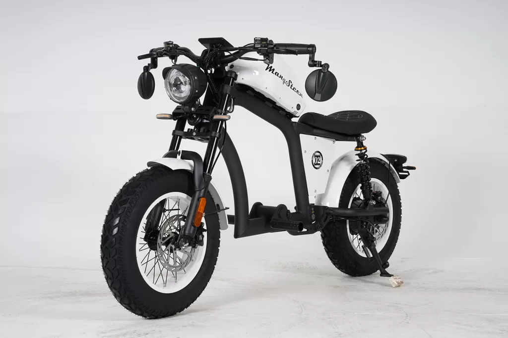 FT-02 MINI STRAIGHT｜WHITE - MANGOSTEEN｜電動バイクの
