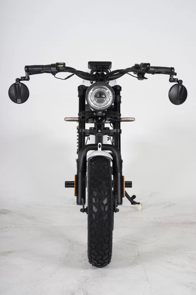 FT-02 MINI STRAIGHT｜WHITE - MANGOSTEEN｜電動バイクの
